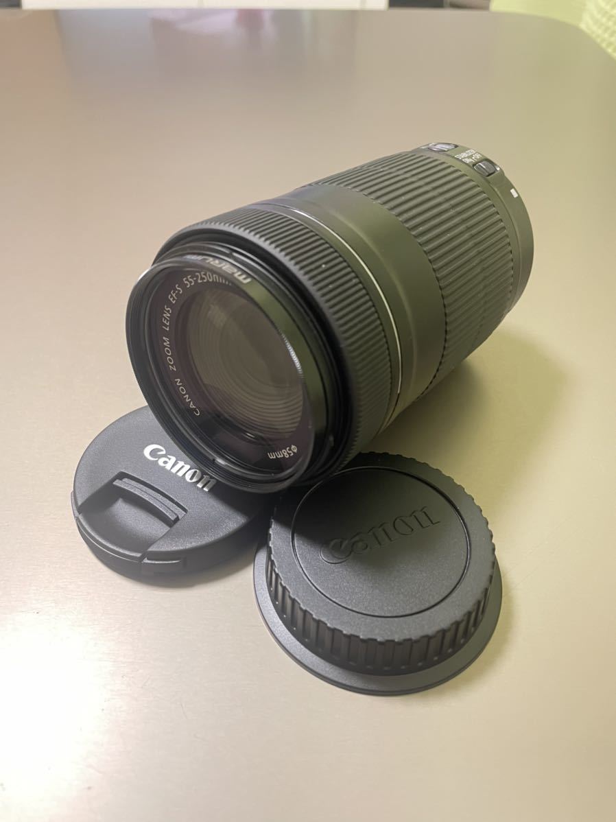 Canon EF-S 55-250mm☆手ブレ補正つき望遠レンズ☆4277-1 Canon