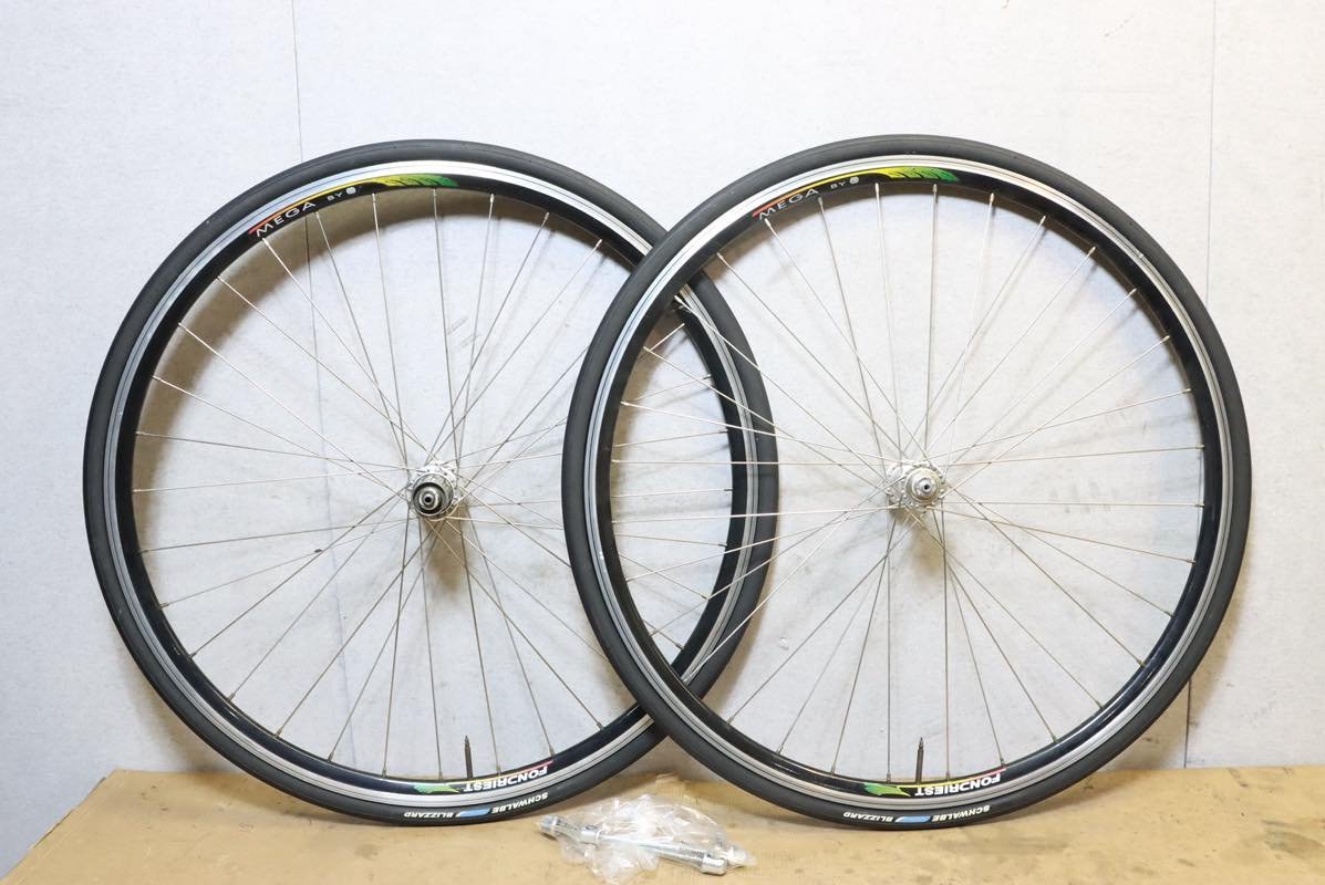 ○FONDRIEST フォンドリエスト MEGA リム SHIMANO シマノ 7700 DURA-ACEハブ クリンチャー シマノ10s対応 ホイールセット