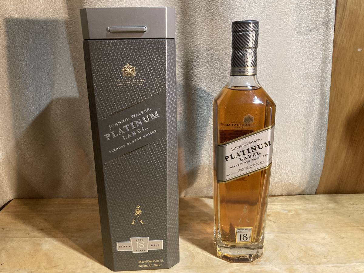 未開栓 ジョニーウォーカー プラチナムラベル 18年 700ml 40% スコッチ