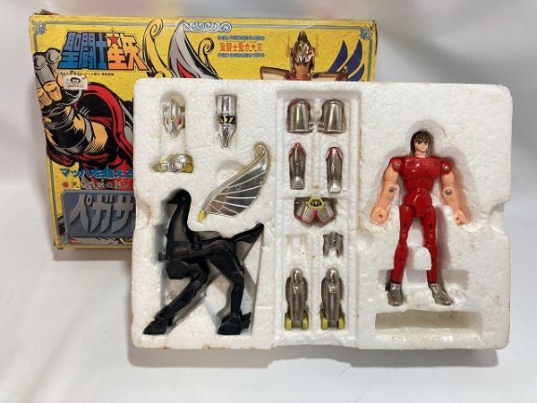 聖闘士星矢 当時物 フィギュア ペガサスクロス 星矢 青銅聖衣 現状品