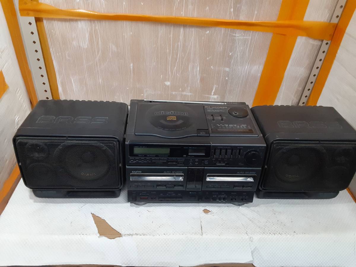 SANYO サンヨー◇カセットデッキ ラジカセ CD ラジオ PH-WCD850 コンポ