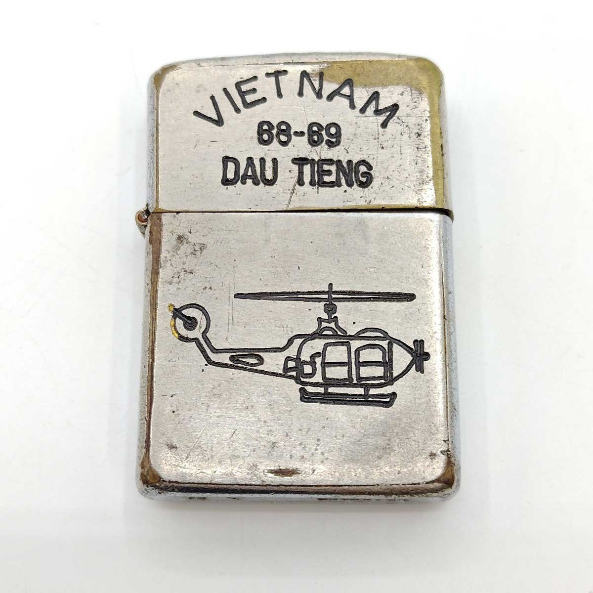 中古】ジッポー ベトナム VIETNAM 67-68 DAU TIENG 1968年製 AIR BORNE