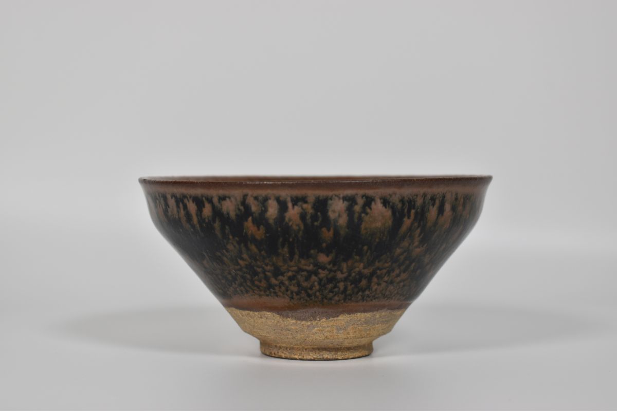 油滴 天目 茶碗 唐物 伝世品 中国 陶磁器 宋時代 建窯 天目茶碗 | OSIR
