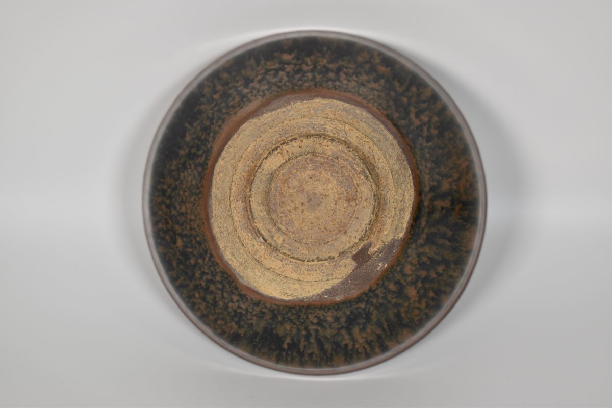 油滴 天目 茶碗 唐物 伝世品 中国 陶磁器 宋時代 建窯 天目茶碗 | OSIR
