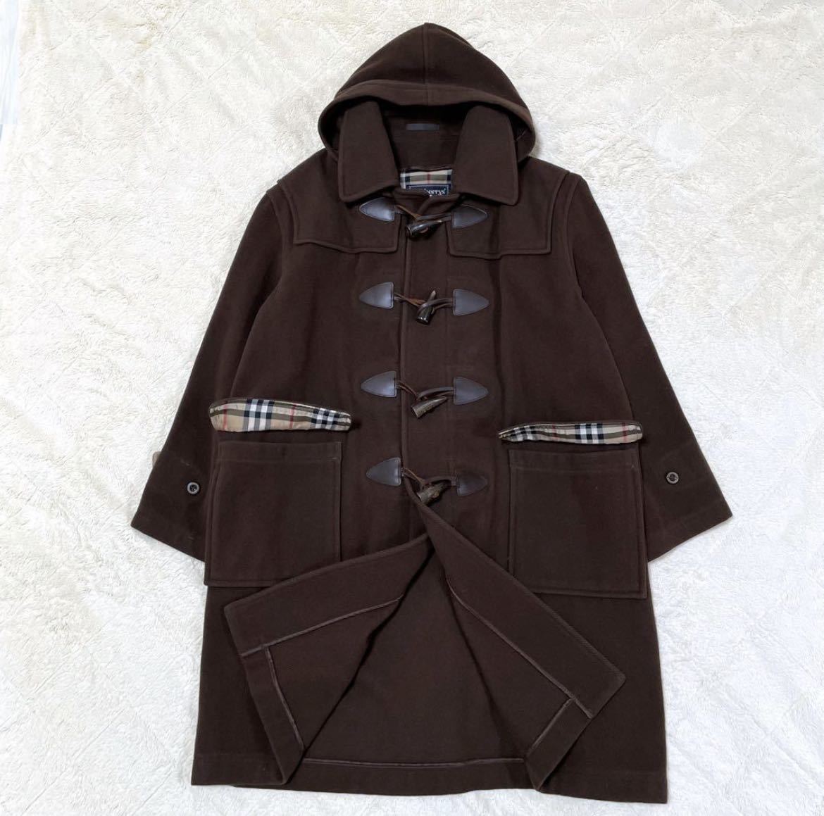 圧巻の高級感 極美品】バーバリーズ ダッフルコート ノバチェック
