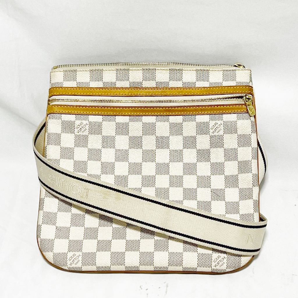  LOUIS VUITTON ダミエ アズール ポシェット ボスフォール N51112 現状品(ショルダーバッグ)｜売買されたオークション情報、yahooの商品情報をアーカイブ公開 - オークファン かばん、バッグ
