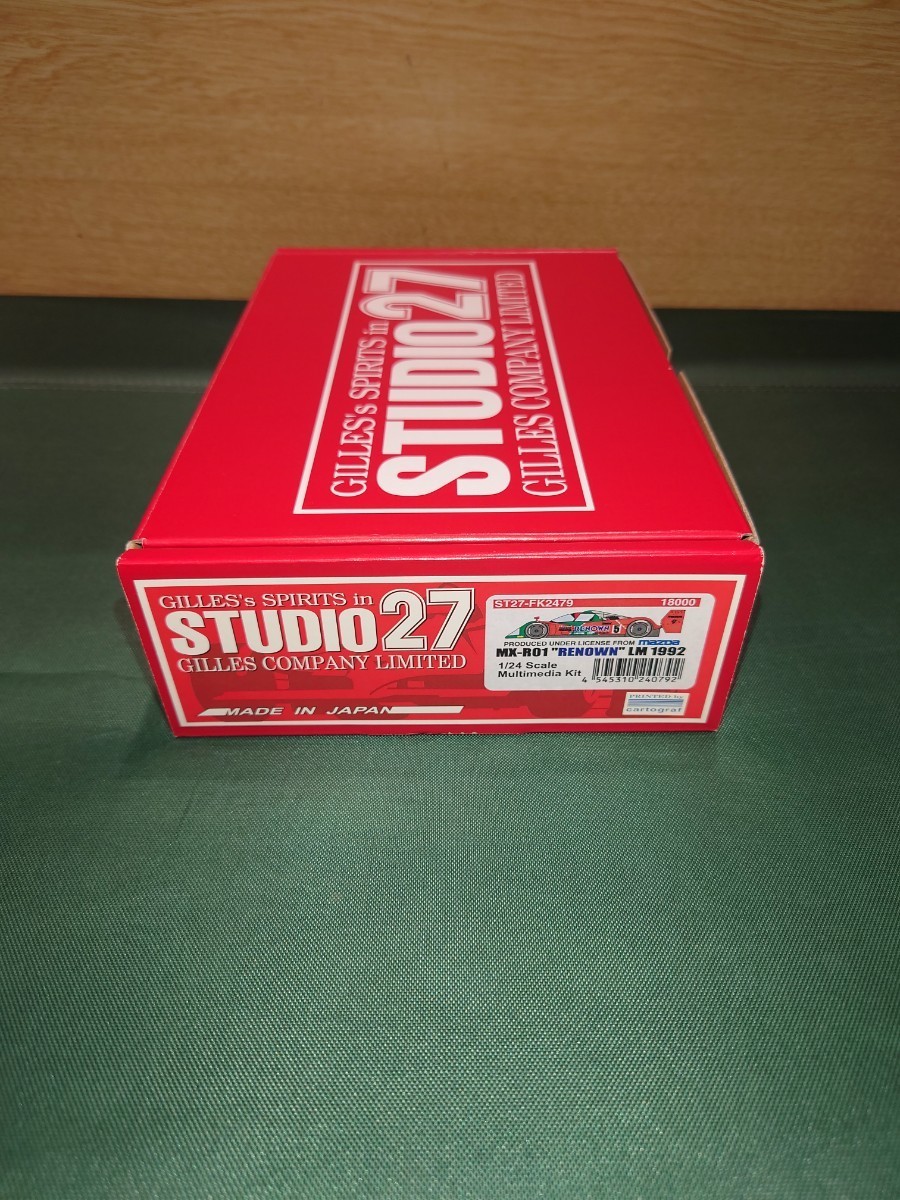 スタジオ27　 1/24 MAZDA MX-R01 RENOWN ＬＭ 1992 　STUDIO27　　モデルファクトリーヒロ