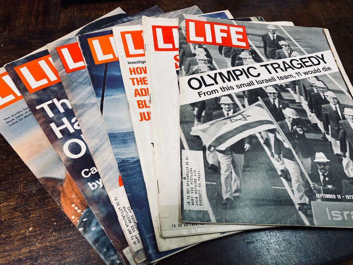 古書 洋書＞ライフマガジン 1970年代 7冊セット LIFE MAGAZINE LIFE誌 
