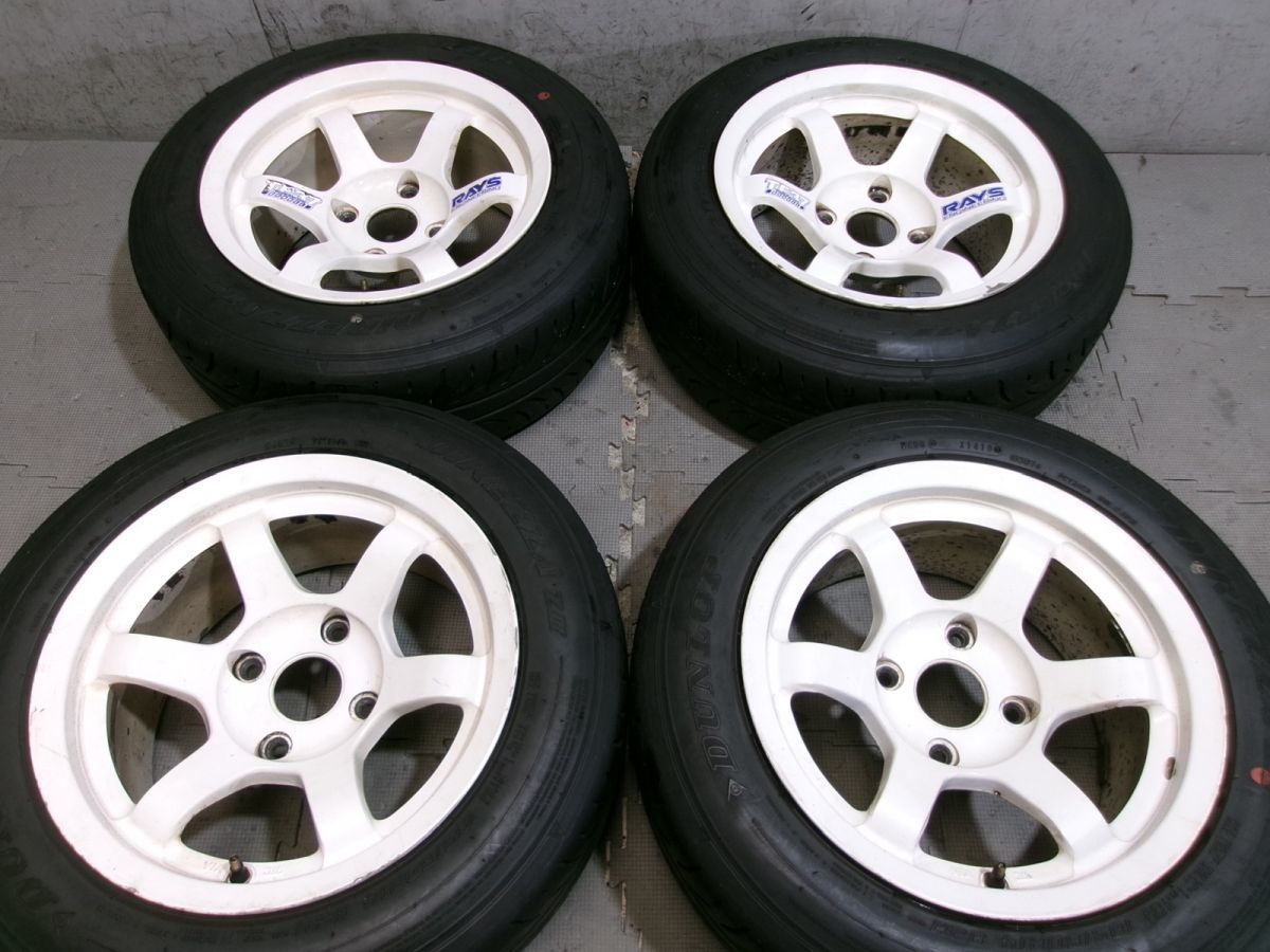 【数量限定，安い】 鍛造 RAYS TE37 GRAVEL グラベル 14インチホイール 7J+0 4穴 PCD114.3 4本 AE86 レビン トレノ カプチーノ 等 / 4Q11-687(ラジアルタイヤ)｜売買されたオークション情報、yahooの商品情報をアーカイブ公開 - 4穴