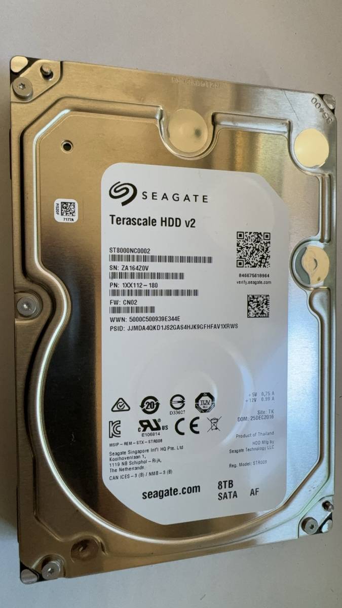 Seagate 8TB Terascale Enterprise HDD 7200RPM 3.5