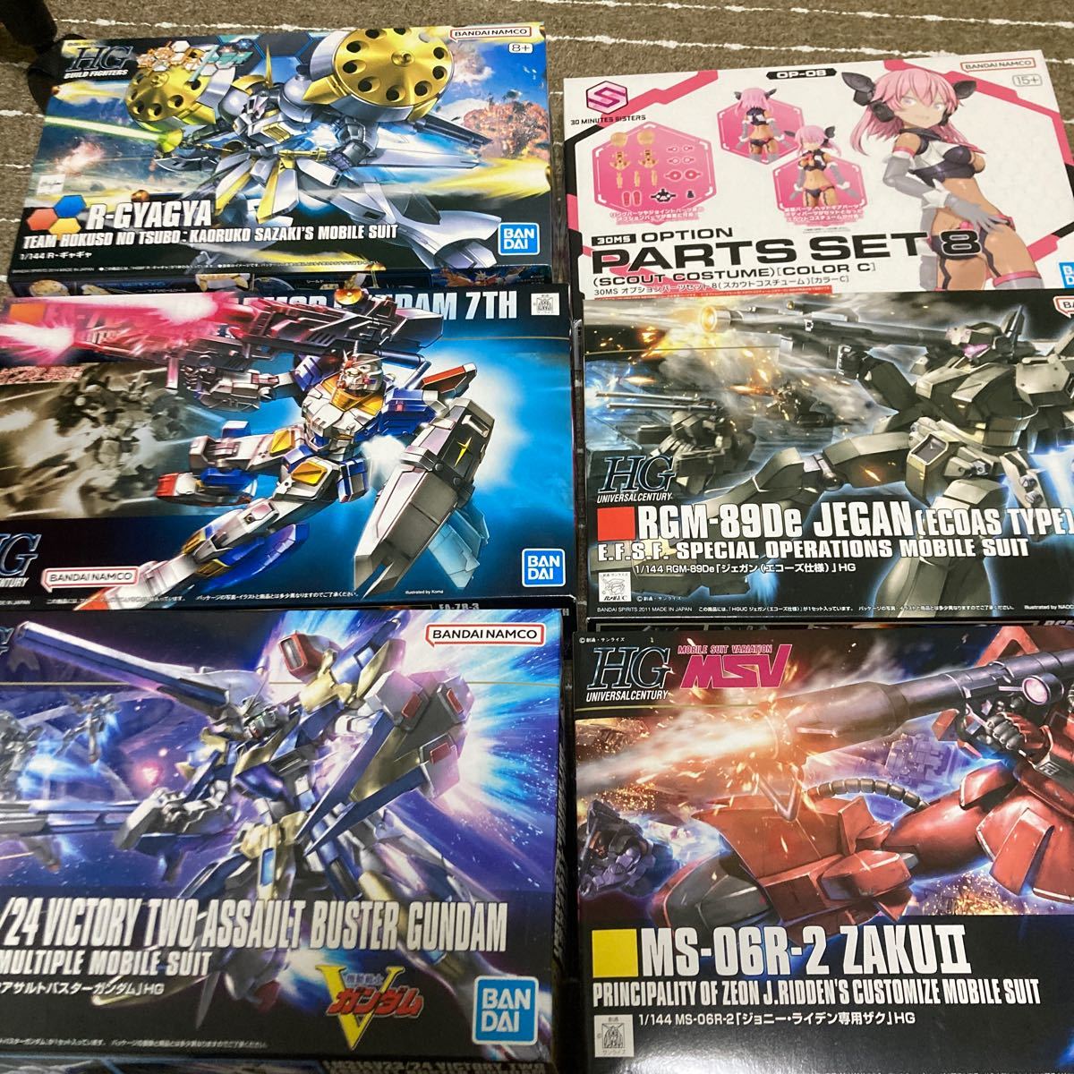BANDAI 未開封・未組立プラモデル まとめ売り ガンプラ・30MS他 30MS 