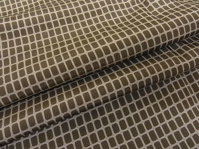 平和屋-こころ店□長襦袢 無双仕立て 格子 正絹 逸品 未使用 A-br6464 無双
