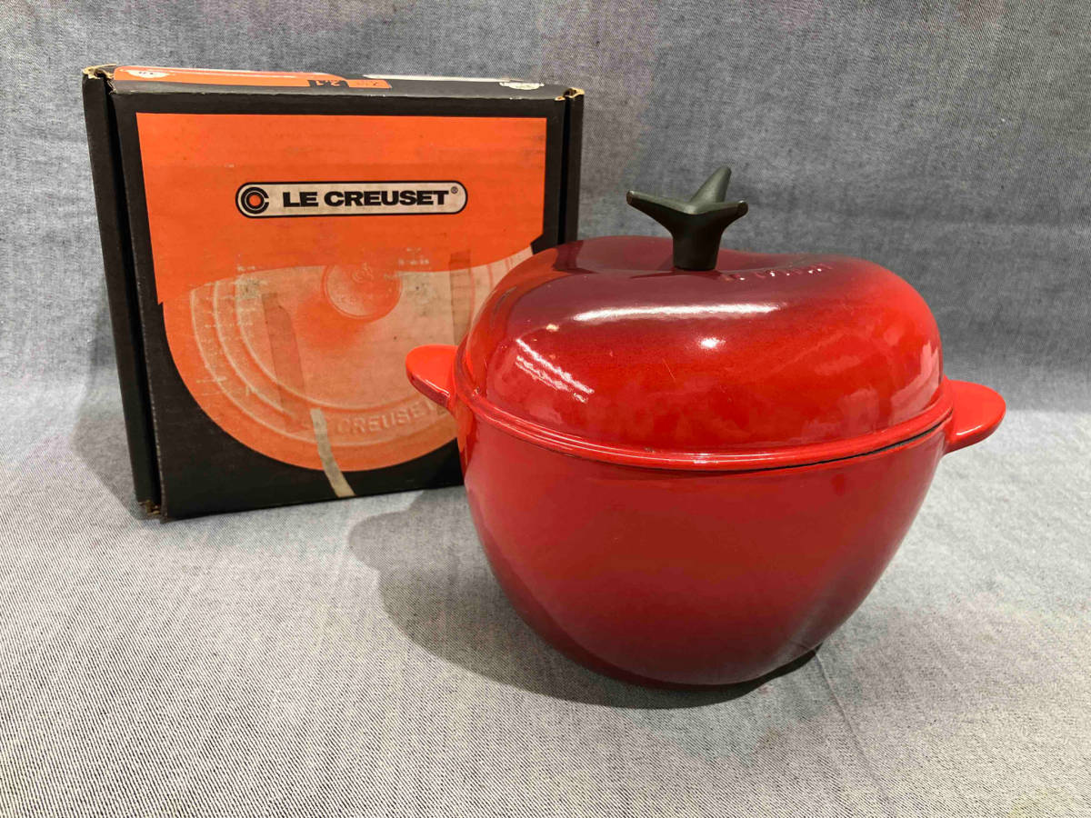 LE CREUSET Apple Cocotte 18cm 両手鍋 廃盤希少品 未使用 ルクルーゼ