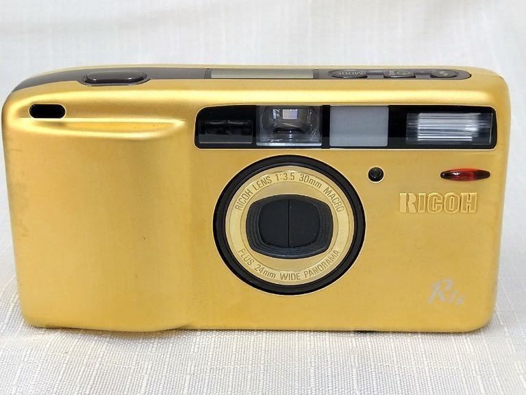 中古品】RICOH リコー R1S ゴールド コンパクトカメラ フイルム式