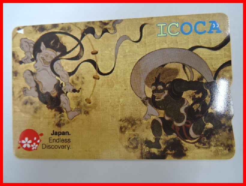風神雷神 Yahoo!オークション メルカリ : ICOCA（イコカ） 「風神雷神