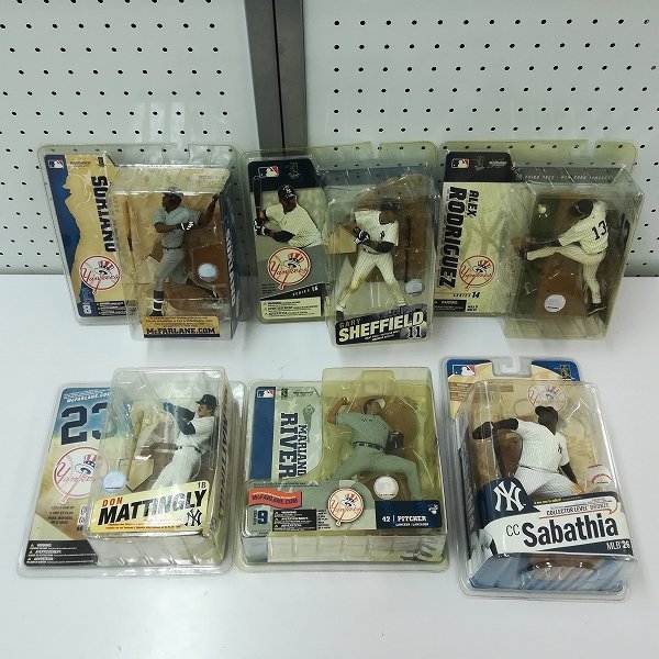 mK419c [未開封] マクファーレン MLB ヤンキース アルフォンソ・ソリアーノ CC・サバシア マリアノ・リベラ 他 | フィギュア U