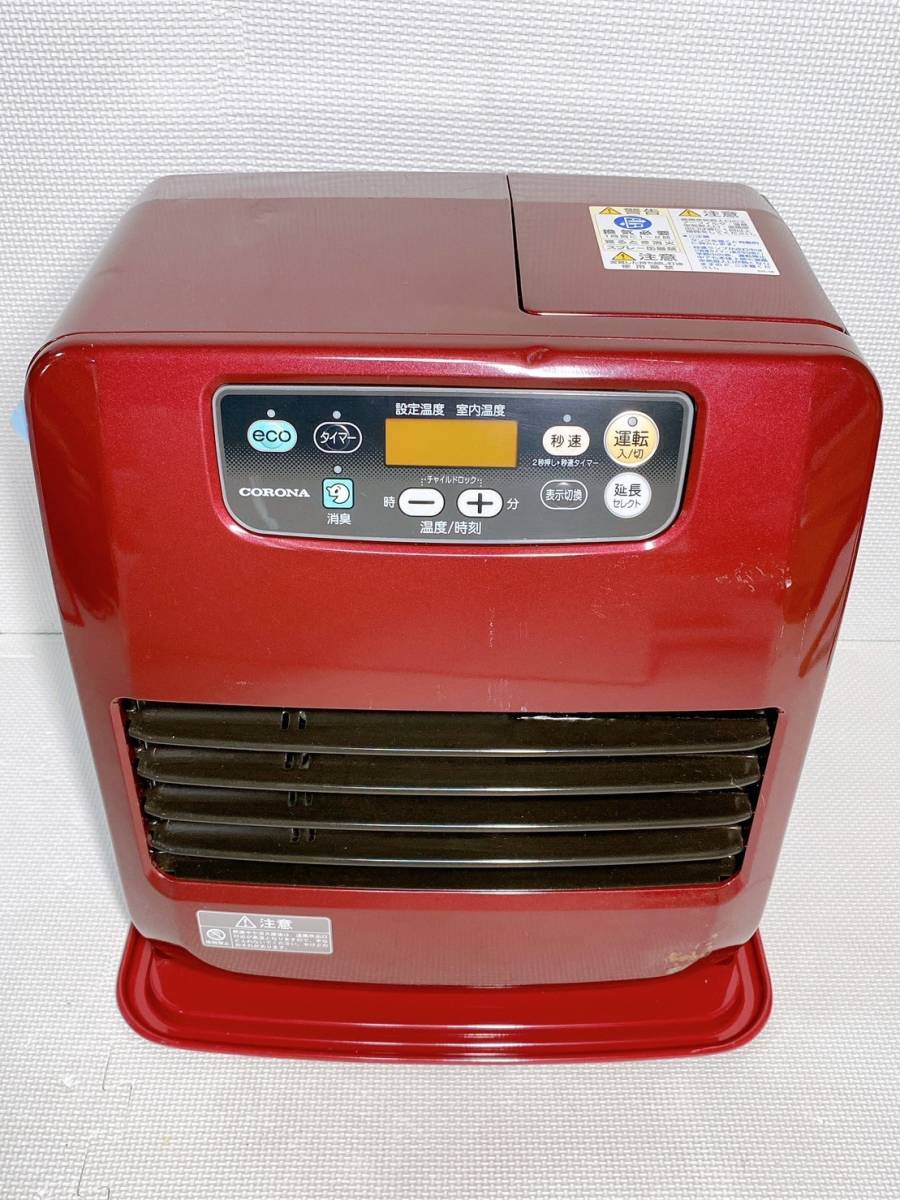 ◇ CORONA 石油ファンヒーター FH-VD3317Y レッド 木造9畳まで