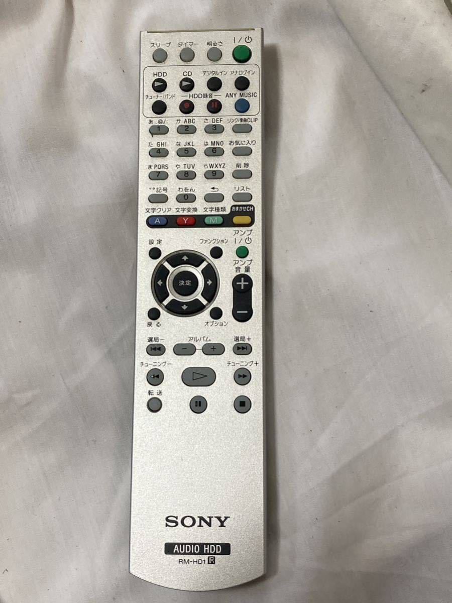 SONY RM-HD1 NAC-HD1 用 リモコン SONY RM-HD1 - 保証あり] HDD