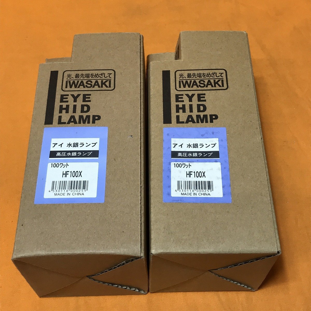 アイ 水銀ランプ (2本セット) 岩崎電気 HF100X 100ワット 水銀灯
