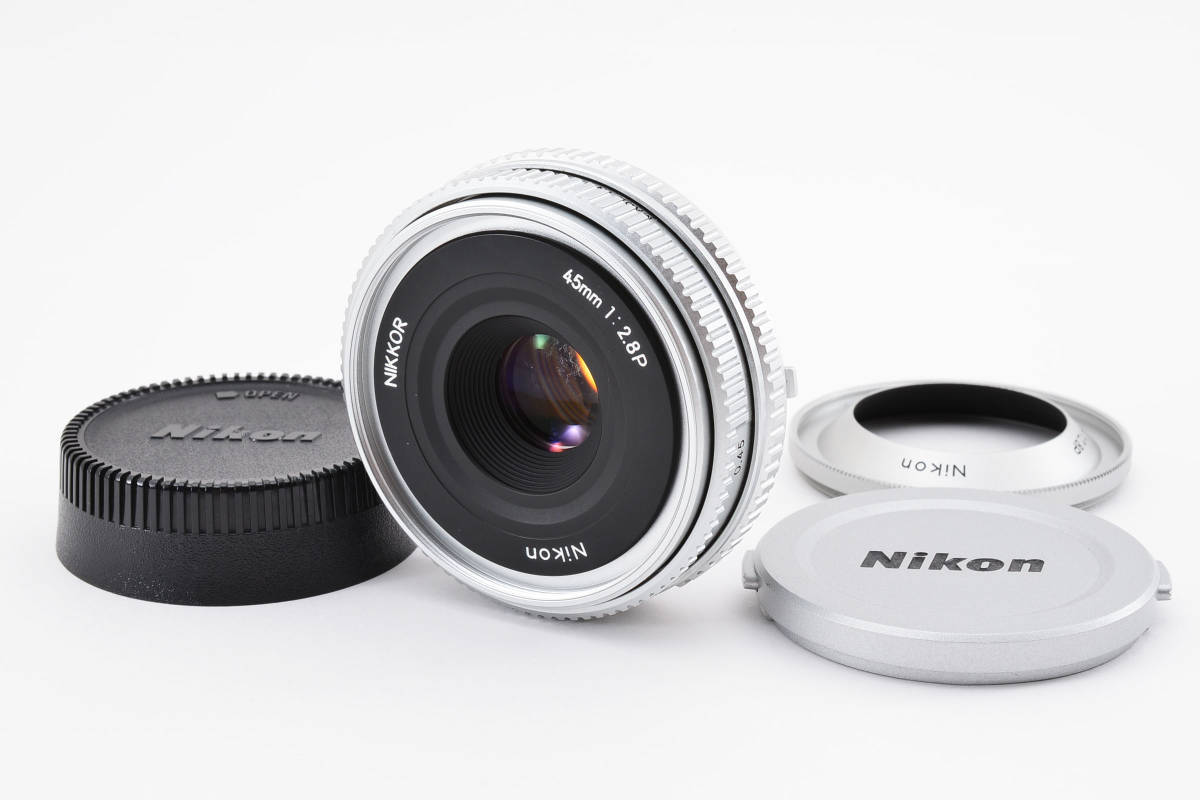 A品] Nikon Ai-S NIKKOR 45mm F2.8 P ブラック＊コレクター品＊10920