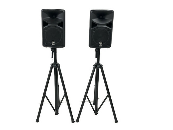 引取限定】YAMAHA ヤマハ 400S スピーカーシステムペア スタンド付き