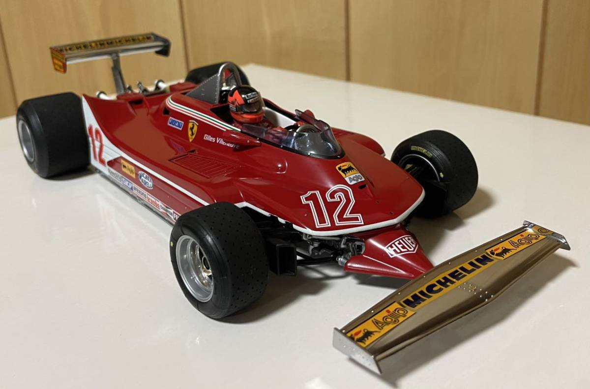 エグゾト 1/18 フェラーリ 312t4 No12 未開封 エグゾド 京商 1/18 フェラーリ312T4 ジル・ビルヌーブ ※欠損あり