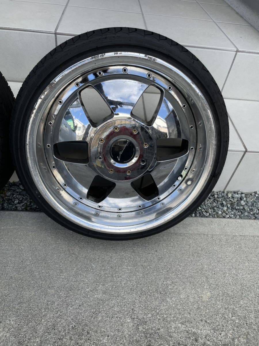 ヴィエナクライス 15インチ 7J 7.5J +19+13 4穴100/110 165/40R15 バリ
