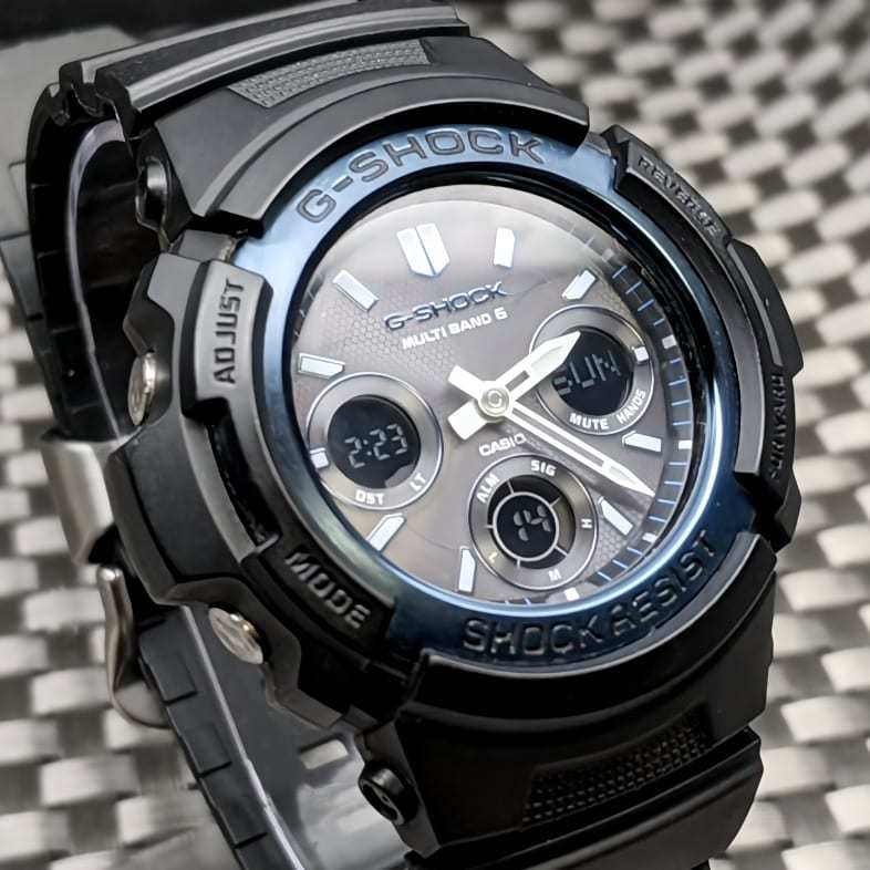 美品] G-SHOCK AWG-M100BC 電波ソーラー(マルチバンド6) 新品樹脂