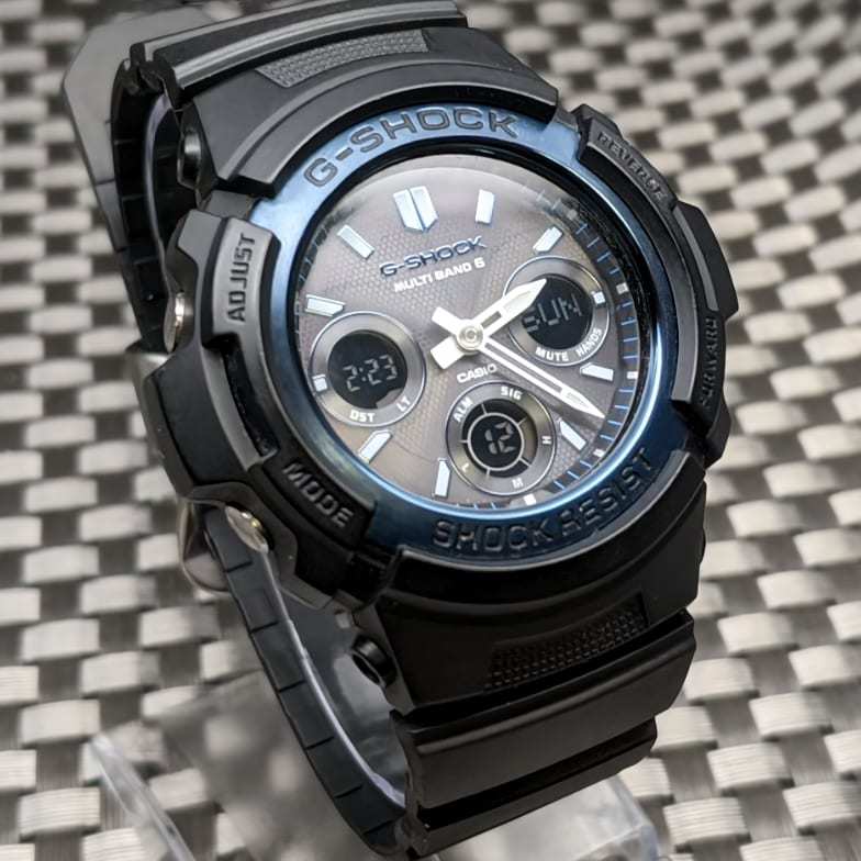 美品] G-SHOCK AWG-M100BC 電波ソーラー(マルチバンド6) 新品樹脂