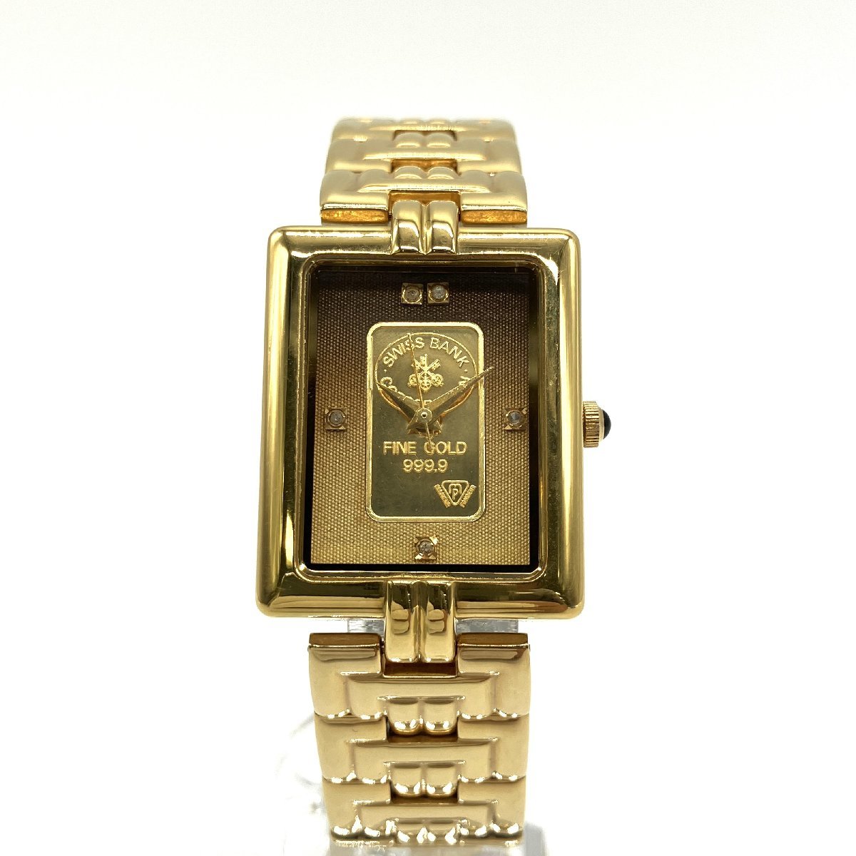 ELGIN エルジン FK-928-C 腕時計 CREDIT SUISSE 999.9 インゴット1g
