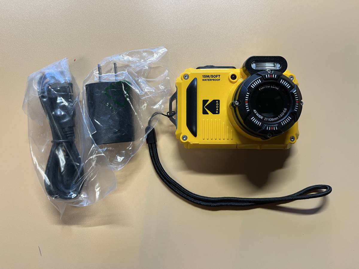 コダック コンパクトデジタルカメラKodak PIXPRO WPZ2（本体、充電器 