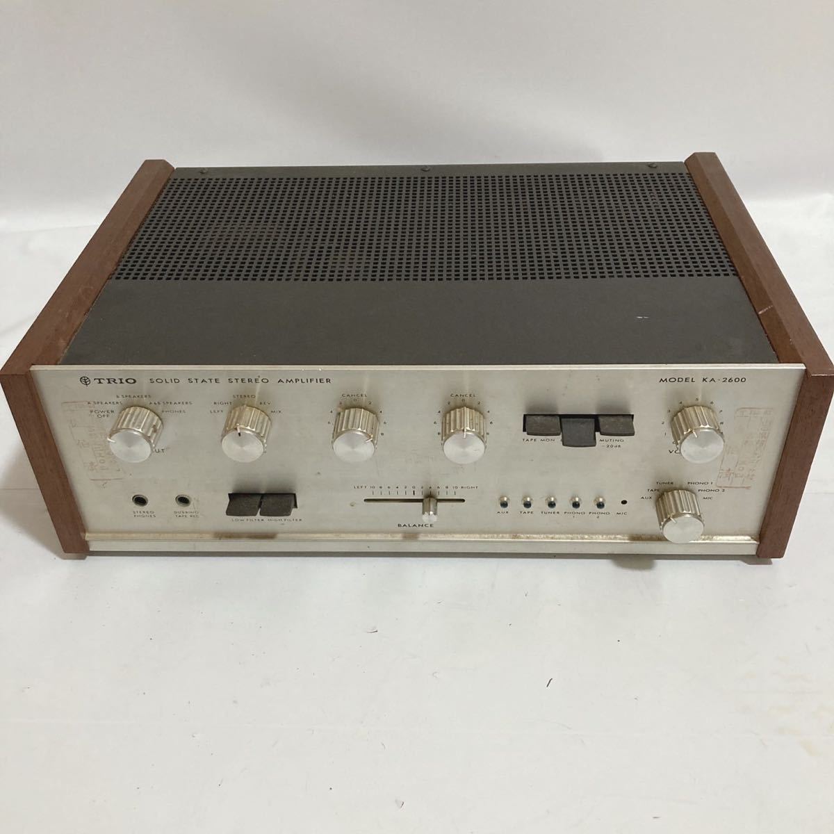 オーディオ機器 TRIO トリオ KA-6000 プリメインアンプ ジャンク