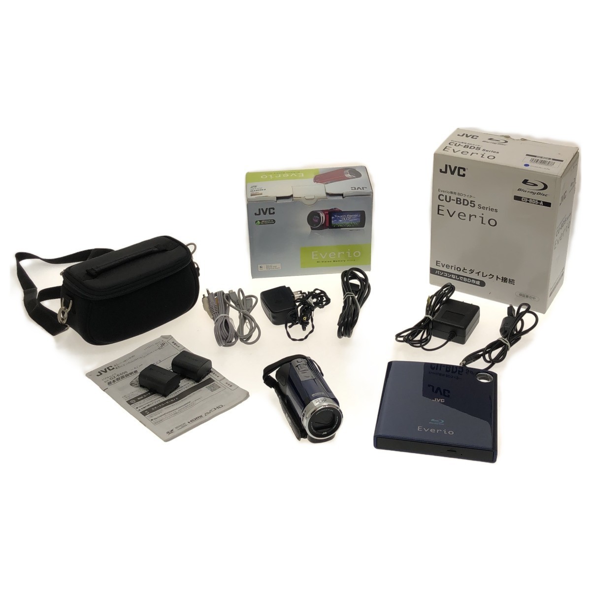 ☆極上美品☆ジェイブイシー JVC EVERIO GZ-E117-W #701 Everio　GN-E117