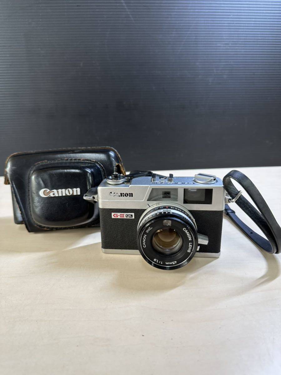 Canon キャノン Canonet QL 19 G-III LENS 45mm 1:1.9 フィルムカメラ