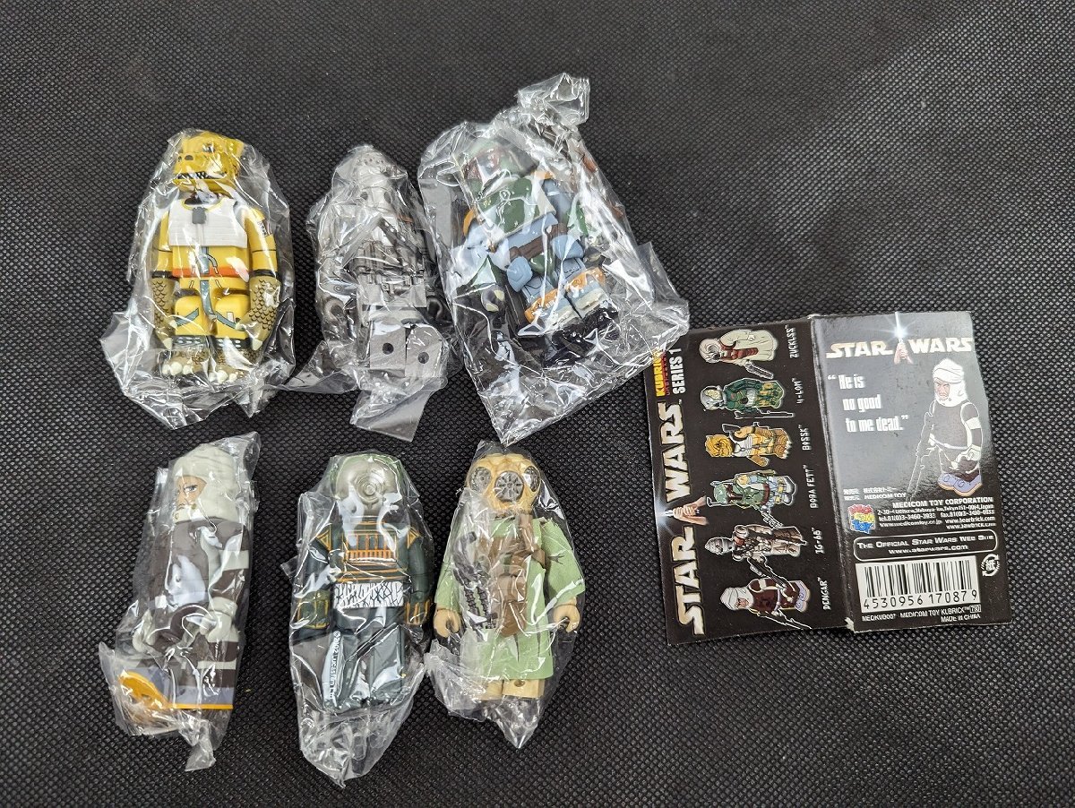 ◇M-813/スターウォーズ KUBRICK キューブリック シリーズ1 6種類セット　メディコムトイ/STARWARS/1円～