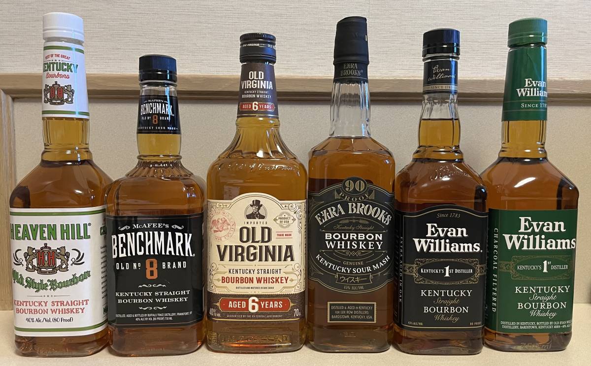 バーボン　色々6本セット1121