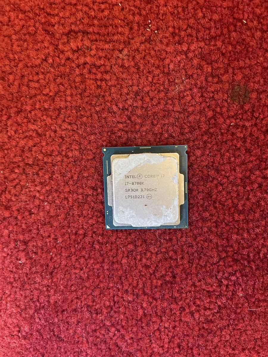 動作OK CPU / Core i7-8700K 起動確認済み Core CPU i7 0 70GHz｜Yahoo!