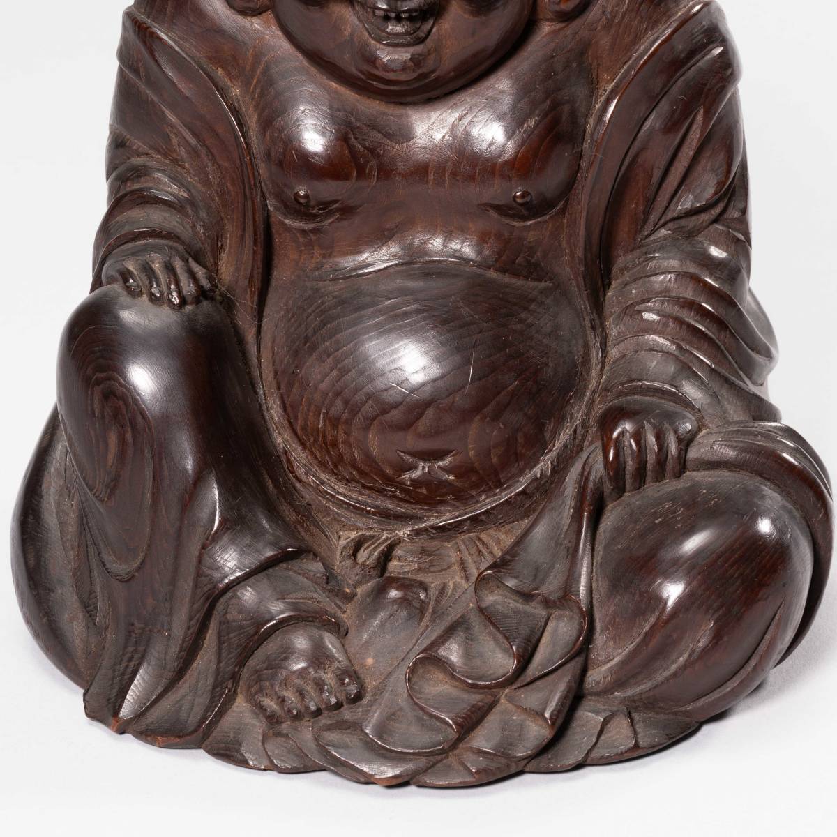 仏像 布袋様 置物 七福神 布袋 弥勒菩薩 - 彫刻 様 仏教美術 弥勒仏