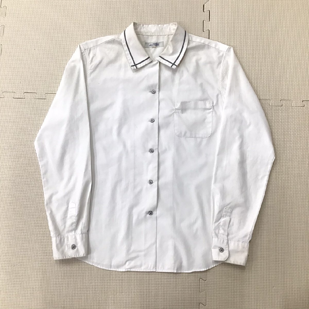 O301/(中古)香川県 高松商業高校 女子制服3点 /大きめ/L/W72/ブレザー