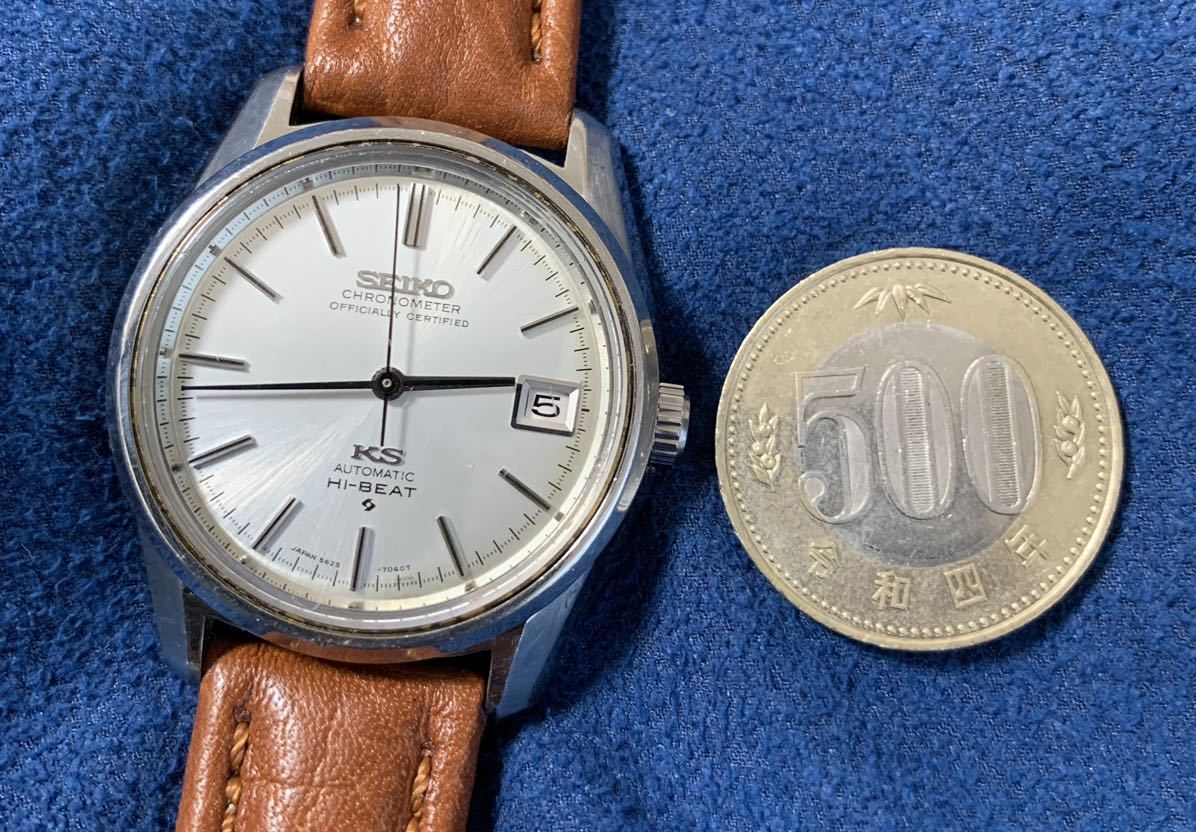稼働 キング セイコー クロノメーター ハイビート 自動巻 腕時計 KING SEIKO chronometer hi beat men's antique automatic