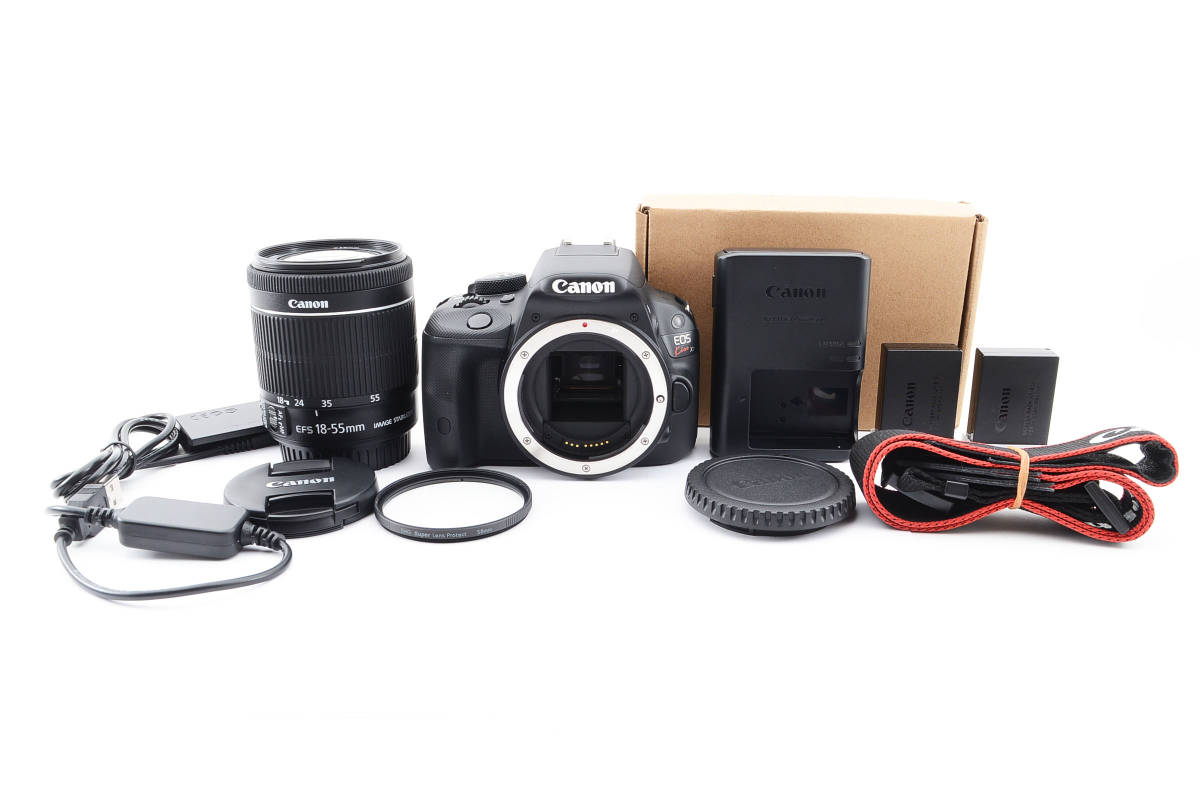 【新品級 S734回】Canon キャノン EOS Kiss X7 EF-S 18-55mm IS STM レンズキット　#160-70