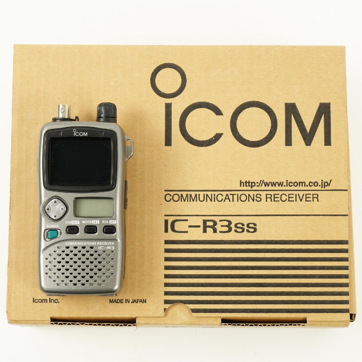 訳あり アイコム ICOM IC-R3ss 0.5-2450MHz 映像電波受信＋方向探知