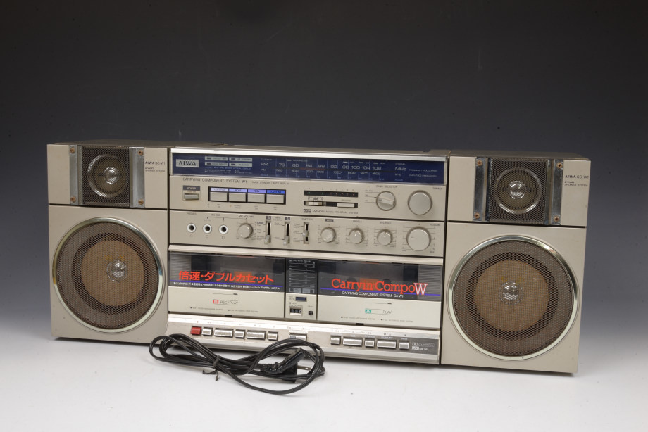TO】AIWA アイワ CA-W1 大型ラジカセ 電源コード付き 現状品 ジャンク 中古