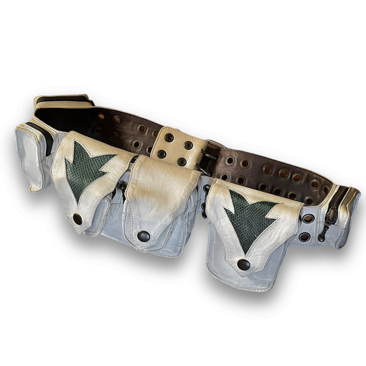 「一ノ倉」 00's KMRii Archive Leather Waist Bag ケムリ アーカイブ ウエスト