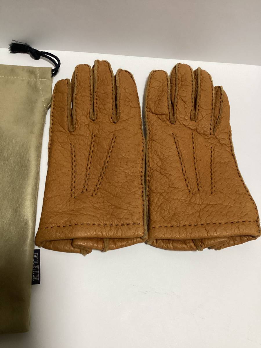 デンツ ペッカリー ブラック サイズ7-1/2 カシミア製ライニング デンツ ペッカリー × カシミア ライニング 手袋 グローブ CORK 7 1/2