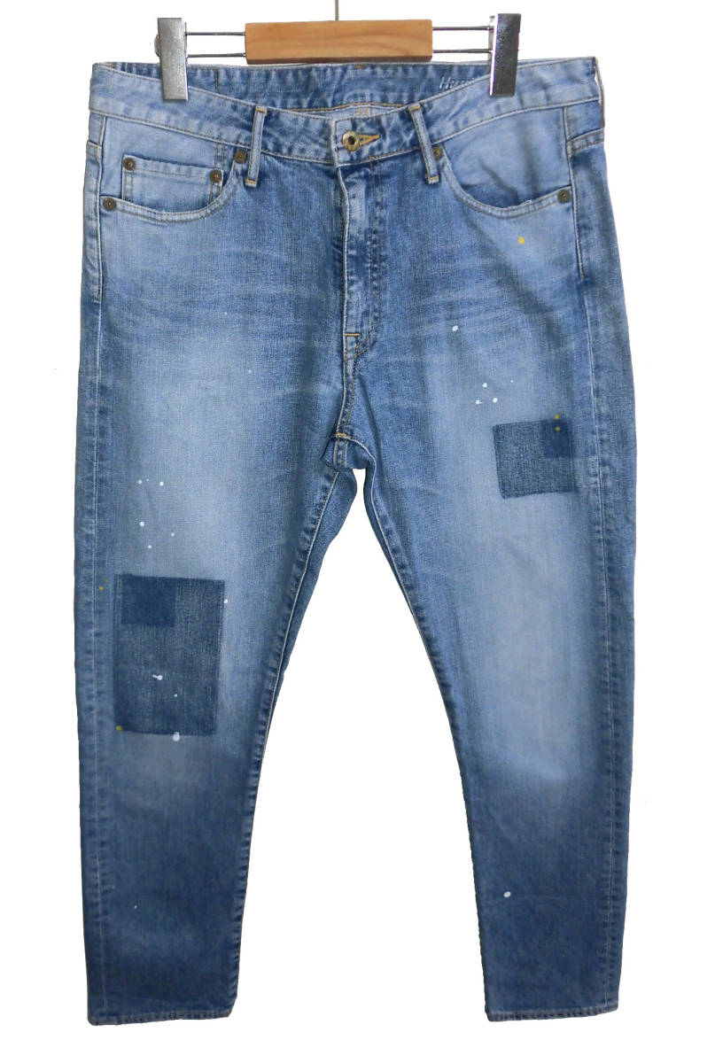 Я美品 JAPAN BLUE JEANS ジャパンブルージーンズ JB2301 CALIF HUNTINGTON ユーズド加工 デニムパンツ W32
