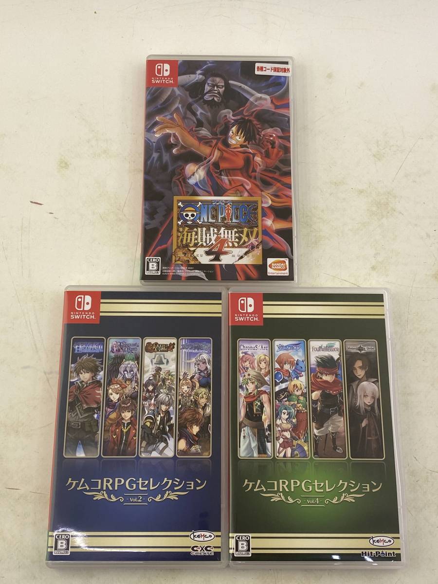 Nintendo Switch スイッチソフト 3点 まとめ [ONE PIECE 海賊無双4