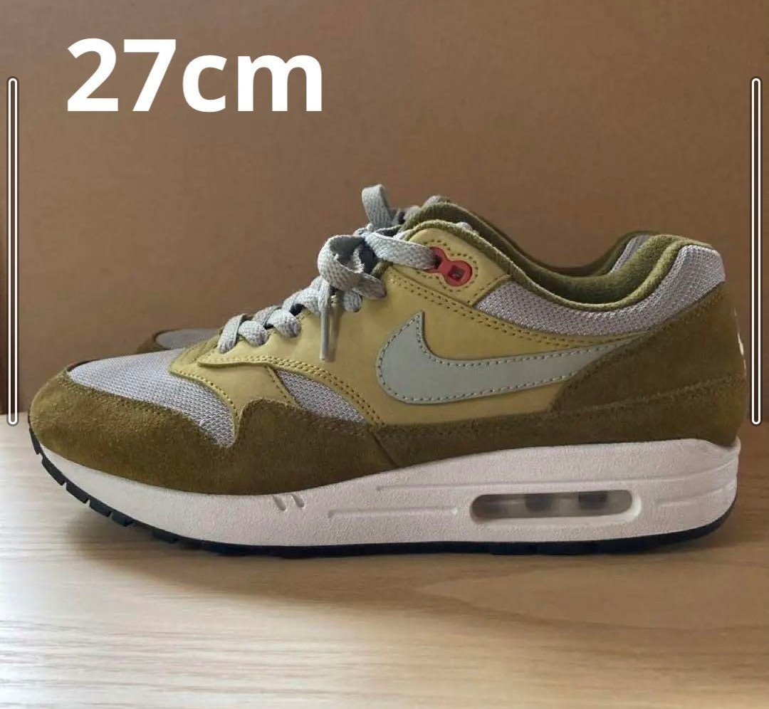 ★希少超美品　NIKEエアマックス１ 限定グリーンカレーパック