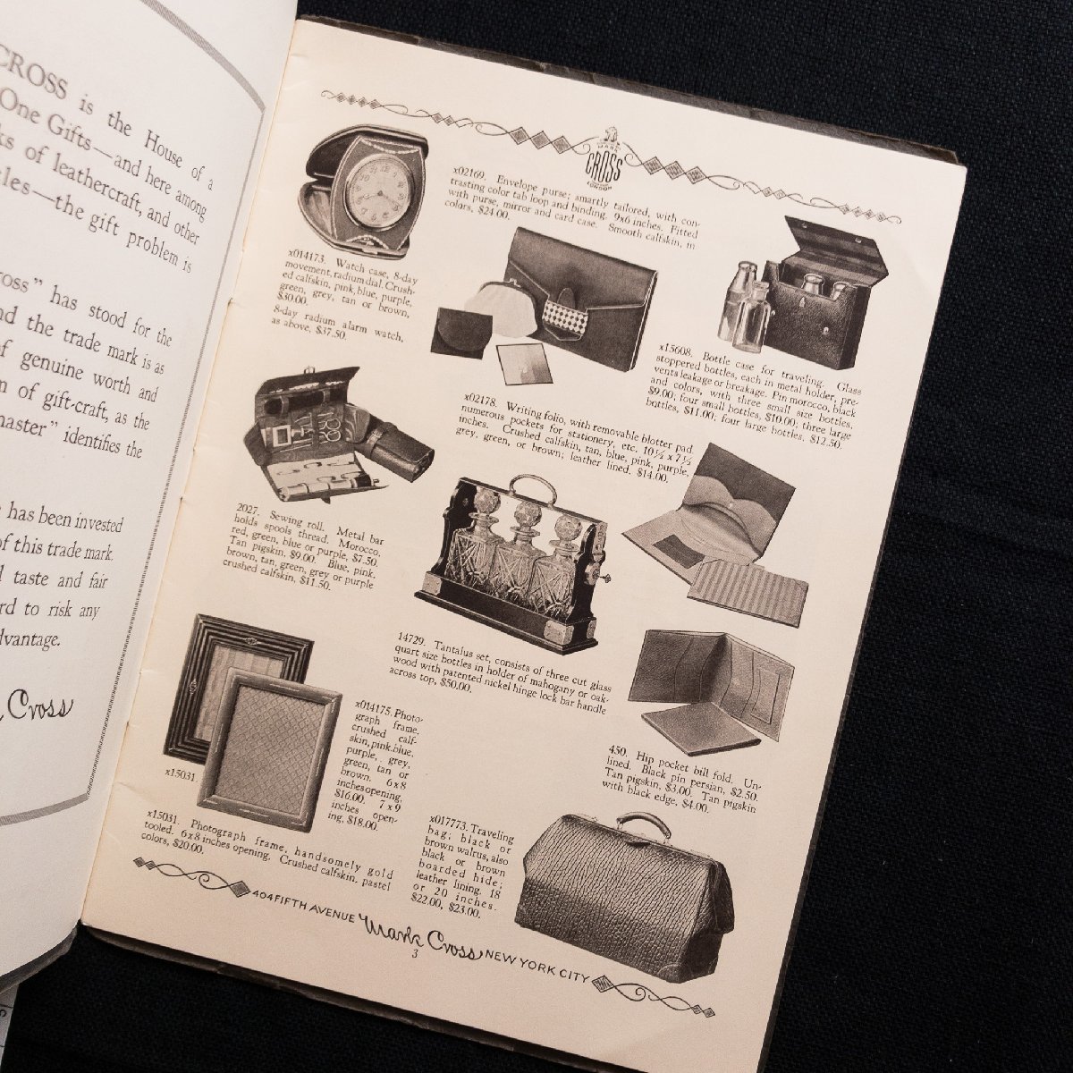 カタログ ESTABLISHED 1845 MARK CROSS TRADE MARK LONDON マーククロス 革製品 バッグ 鞄_2