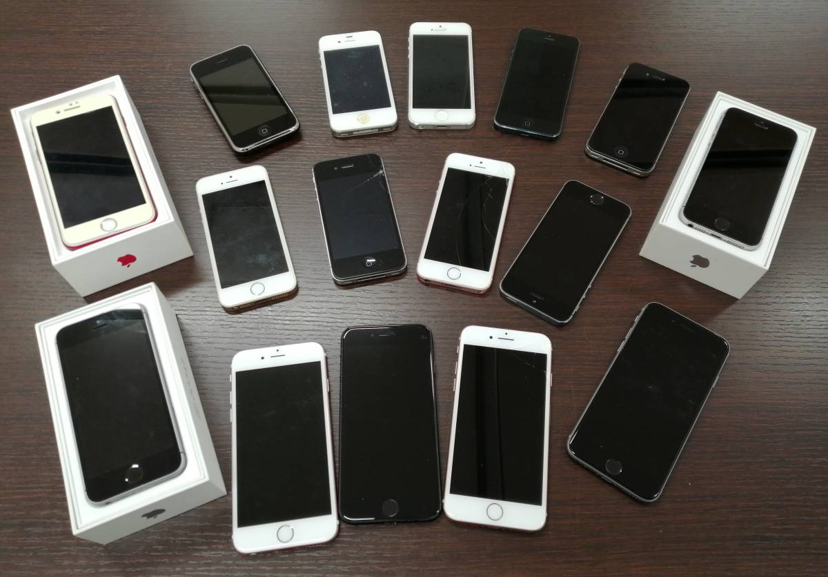 【iPhone おまとめ】 アイフォン まとめて 16台 動作未確認 ジャンク 現状品
